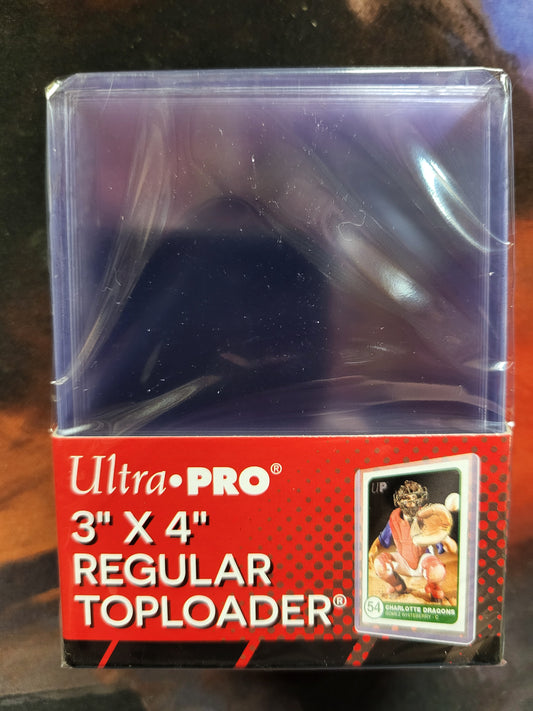 3" x 4" Clear Regular Toploaders - 25 Ct