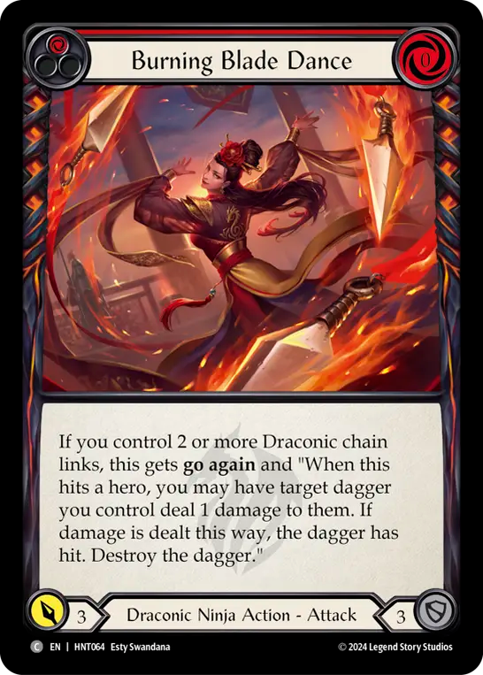 Burning Blade Dance - Foil