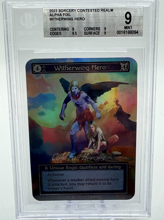 Alpha Foil Witherwing Hero 9+