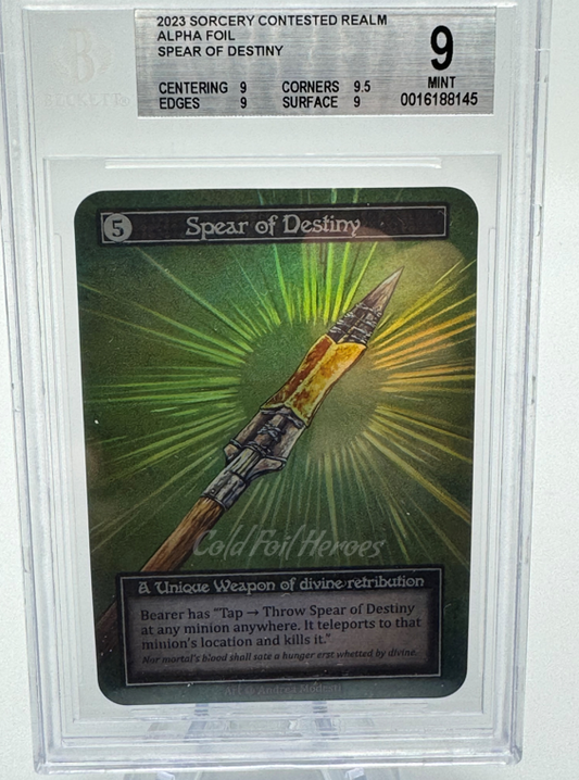 Alpha Foil Spear of Destiny 9 Quad+