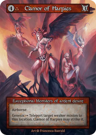 Clamor of Harpies - Beta / Foil