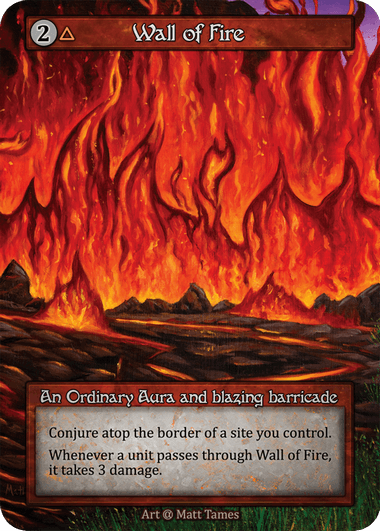 Wall of Fire - Alpha / Non-Foil