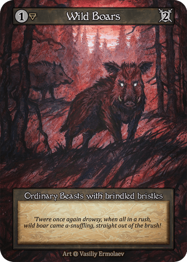 Wild Boars - Alpha / Non-Foil